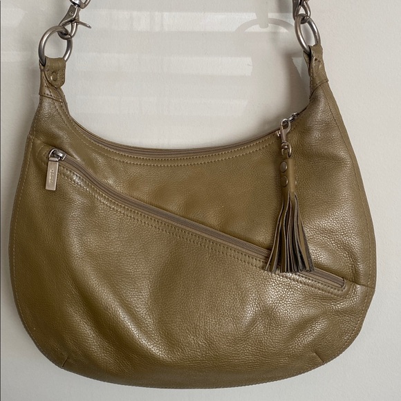 Hobo international large hobo light green leather bag - Picture 1 of 12